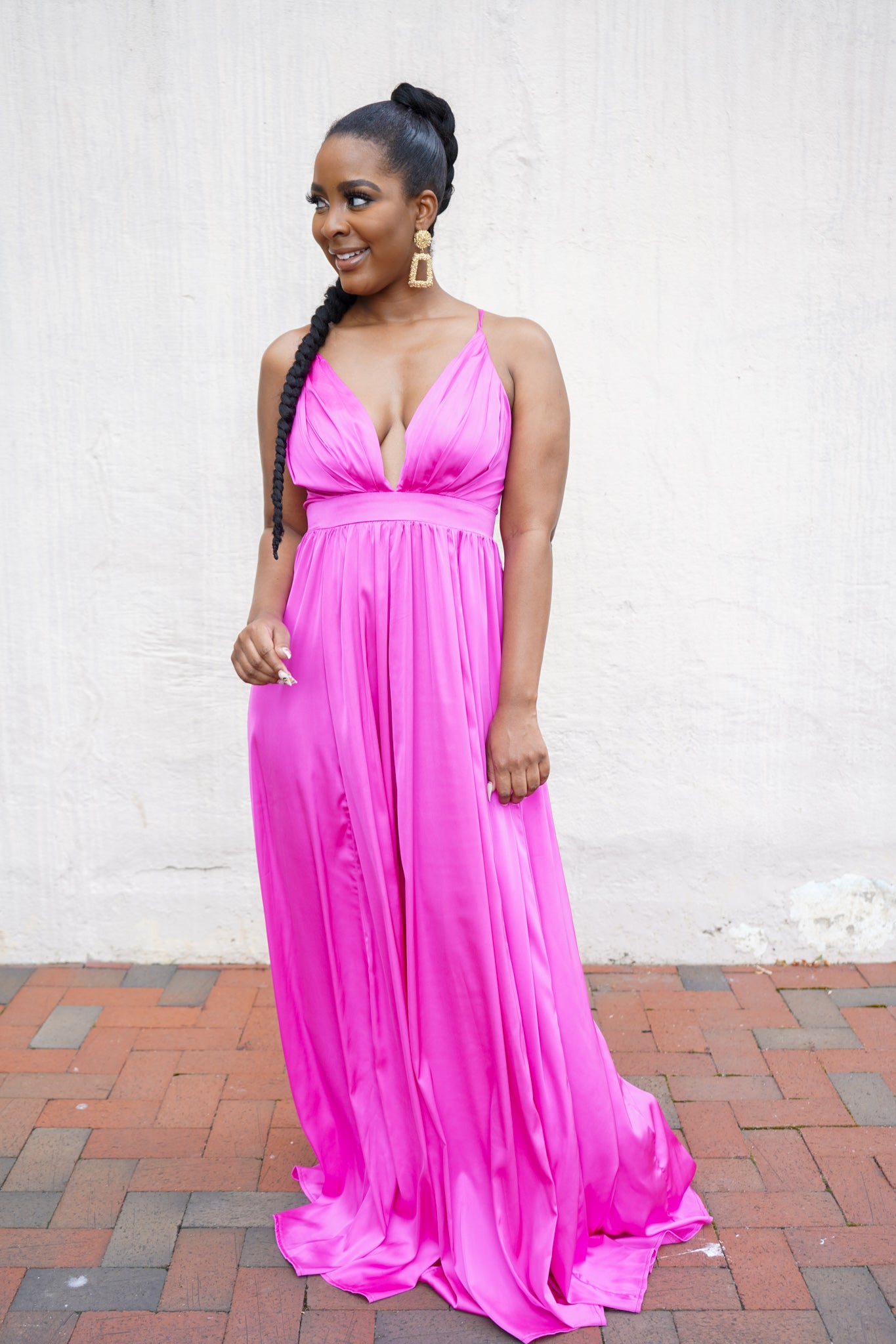 Magenta Maxi Dress