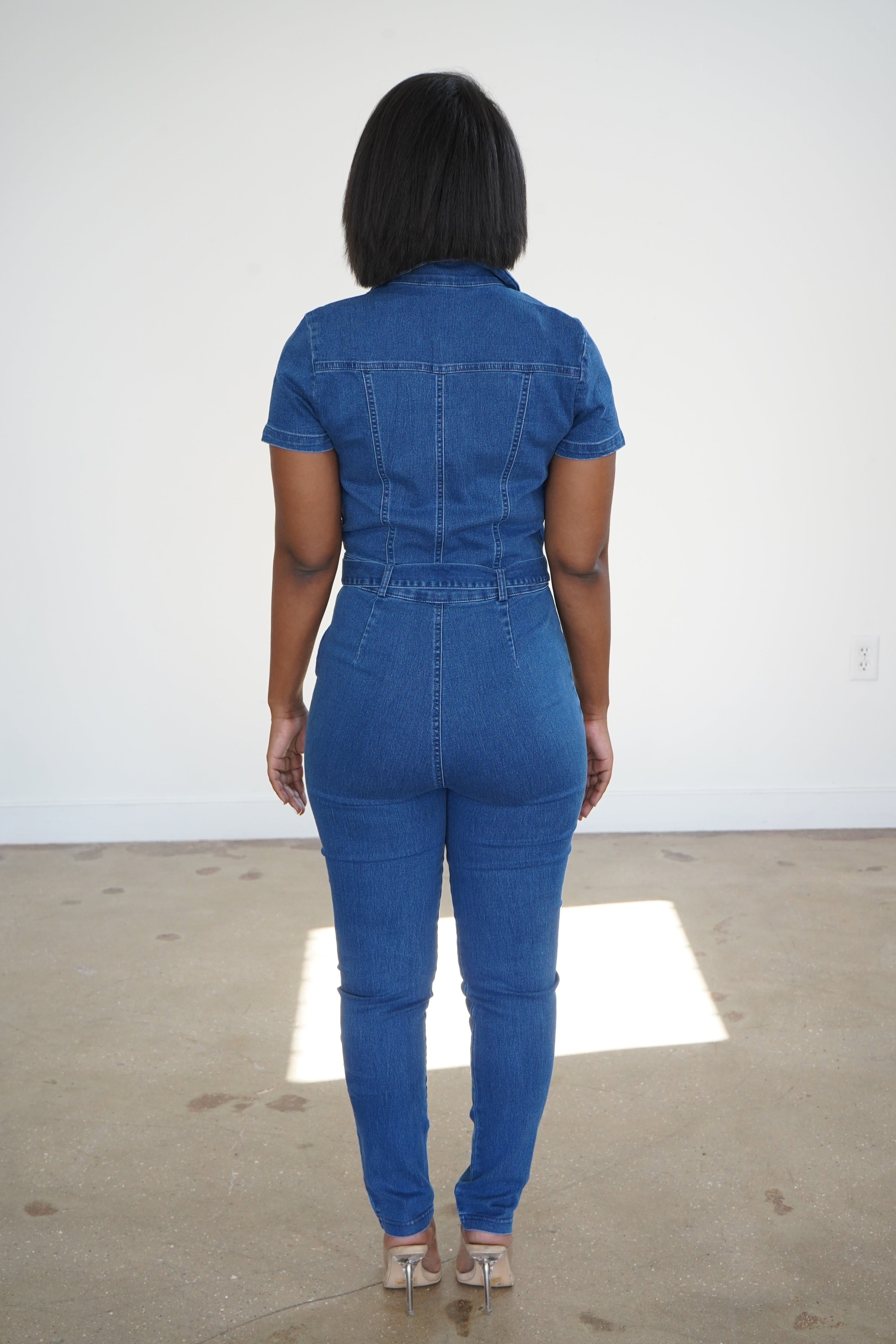 Relaxed Fit Denim Jumpsuit | boohooMAN USA
